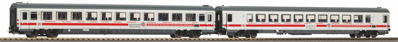  28303 - H0 - 2er Set Personenwagen Azubis gegen Hass und Gewalt, DB AG, Ep. VI